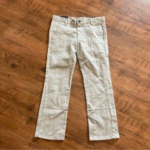New With Tags Chaps Pants Boys Youth Khaki Brown Flat Front Size 10 Husky NWT